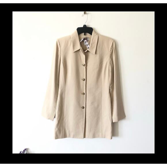 Ann Taylor LOFT vintage style long blazer jacket - Picture 9 of 9